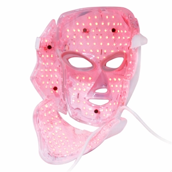 Maska LED do terapii światłem RD7 na twarz i szyję